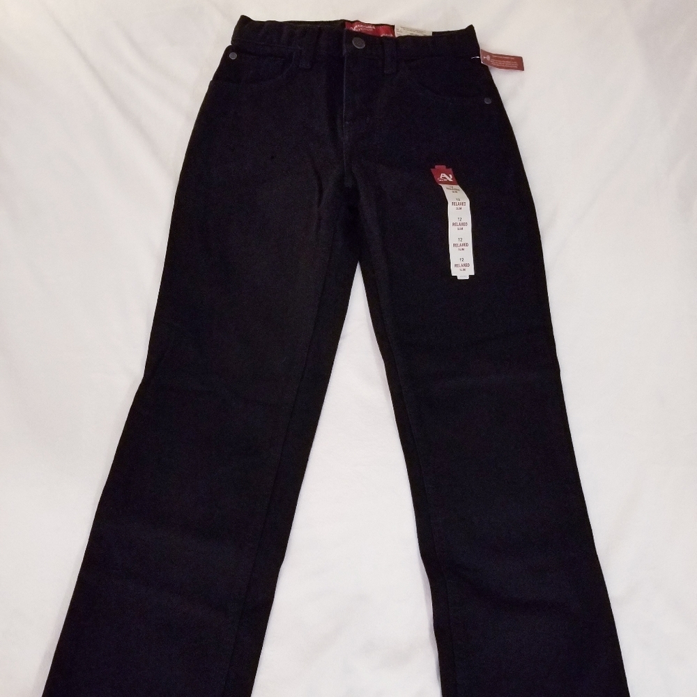 RePoshing Arizona boys relaxed fit 12 Slim black jeans - ITEM WORN & WASHED